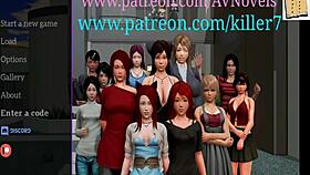 The new family of Xs girls in an anime style