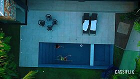 Hot pool party with anal action and more